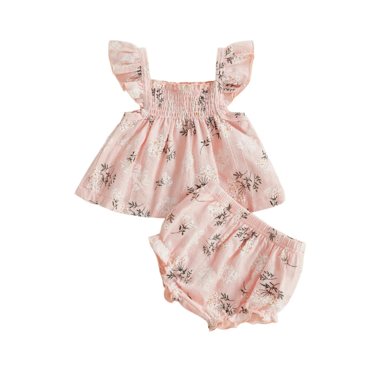 Floral Ruffle Baby Set - Betina Baby & Kids