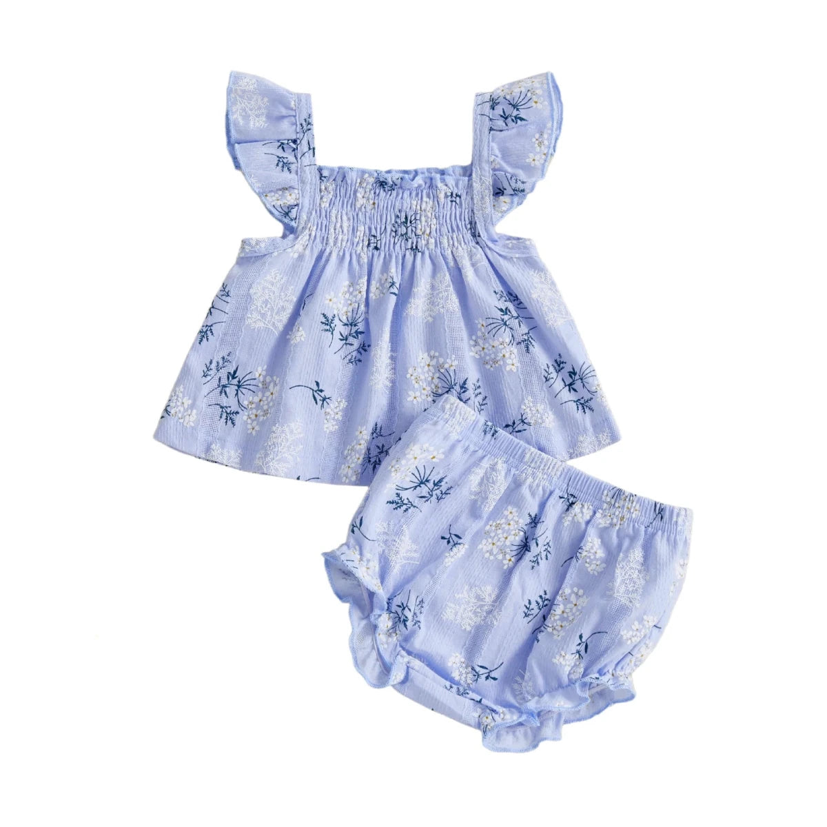 Floral Ruffle Baby Set - Betina Baby & Kids