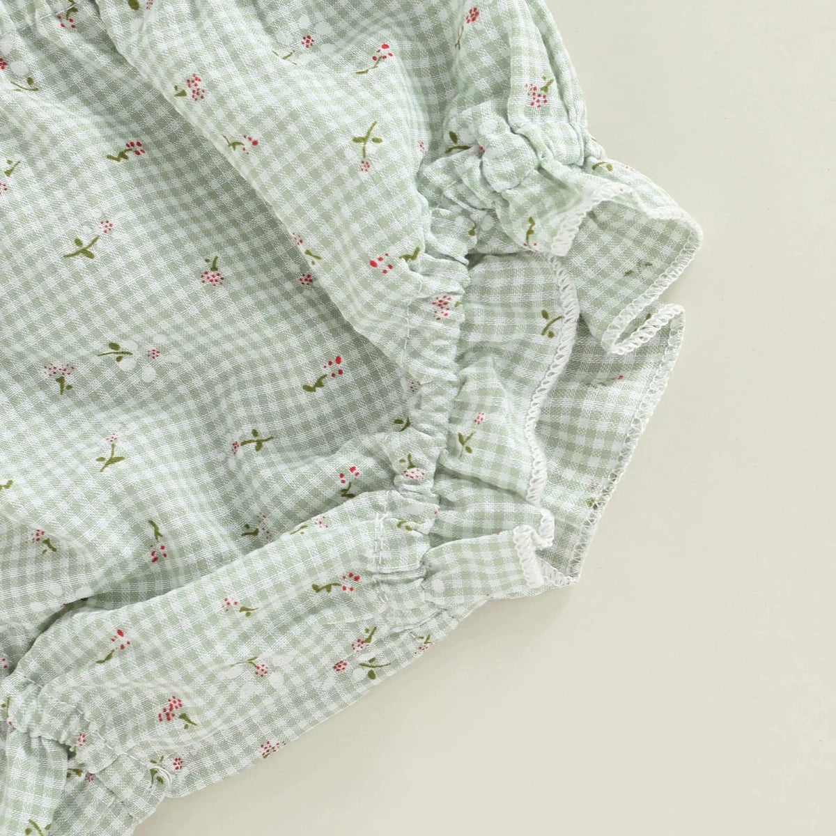 Gingham Bow Top and Bloomer Set - Betina Baby & Kids