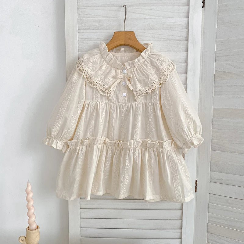Lace Collar Baby Dress - Betina Baby & Kids